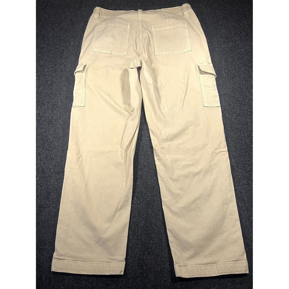 American Eagle Outfitters Cargo Pants Women 12 Khaki Straight Leg Utility Hiking - Picture 2 of 14